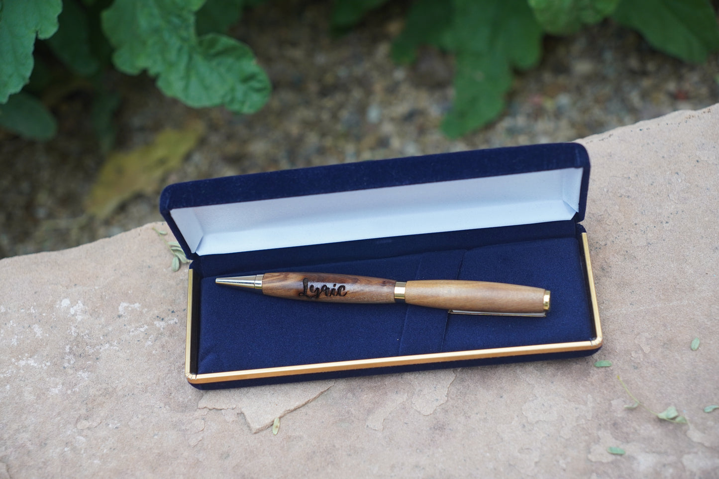 Handcrafted Engraved Wooden Pen