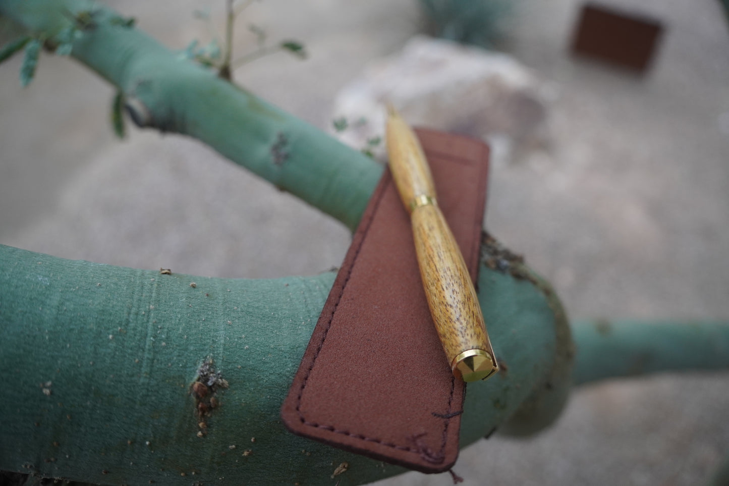 Handcrafted Engraved Wooden Pen